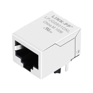 Wholesale 48F-01NW2NL RJ45 With Gigabit Magnetics LPJG0801DNL Unmanaged Media Converter from china suppliers
