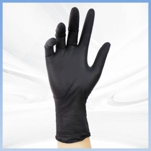 China Oil Resistant Food Processing Gloves Tear Resistant Textured Disposable Gloves on sale