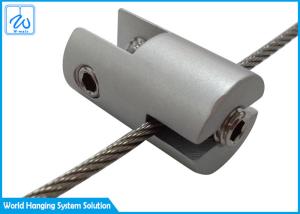 Wholesale Edge Grip Cable Clamps Accessories Art Cable Hanging System For Glass Or Acrylic Panel from china suppliers