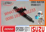 Brand New Diesel Fuel Injector Genuine Common Rail Injector 095000-5511 8
