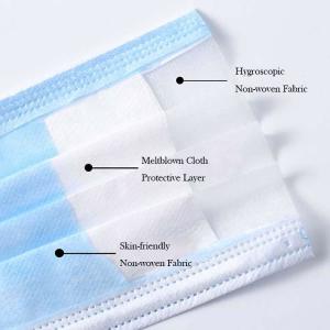 Wholesale LOW BREATHING RESISTANCE EARLOOP MOUTH MASK DISPOSABLE PROTECTIVE FACE MASK from china suppliers