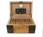 Insect Control Spanish Cedar Wood Cigar Box / Cigar Case Moisturizing And