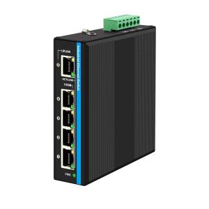 Wholesale 90w Gigabit Poe Extender 1 Port 802.3bt PoE++ To 4 Port 802.3af/at Industrial Power Extender Repeater from china suppliers