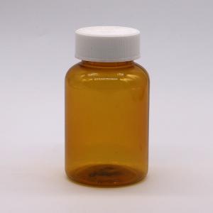 Wholesale 180ML PET Amber Plastic Bottle with CRC Screw Cap for Capsule Pill Tablet 6OZ/180ML from china suppliers