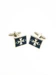 Metal Plating Enamel Cufflinks , Custom Made Cufflinks For Men Shirts