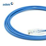 Ethernet Copper Patch Cord Blue Cat5e Mini Ethernet Cable T568A / T568B