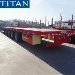 62m Telescopic Trailer Extendable Semi Trailer for Windmill Blade Transportation