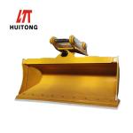 0.3CBM Black Kobelco Excavator Tilting Bucket With Two Excavator Hydraulic