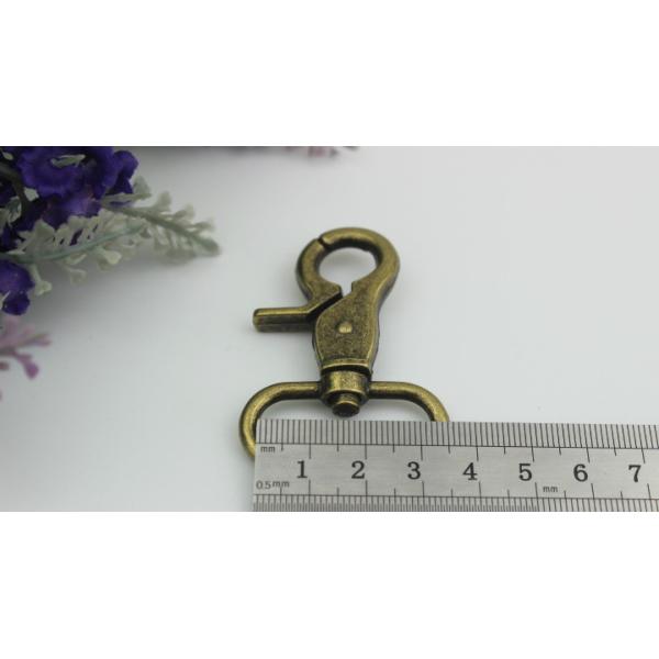 India hot sales anti brass zinc alloy all kinds of size heavy duty snap hook for bags