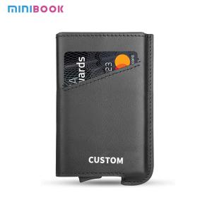 Wholesale Design Fashionable Men's Credit Card Holder Wallet with RFID Blocking and Auto Pop Up from china suppliers