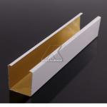 6063 Powder Coated Aluminum Extruded Pofiles Anti Acidity Fireproof For Frame