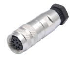 IP68 socket male female flange panel mount solder type m16 5pin AISG connector