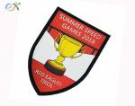 Custom Waterproof Clothing Pvc Velcro Patches Label 2D Embossed Soft Rubber