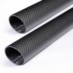 100% Customized 3K Weave Carbon Fiber Round Tube 25mm 30mm 50mm Carbon Fiber