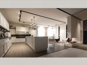 Wholesale Zigzag pattern Custom Whole Open Kitchen Furniture Modern Modular Kitchen Cabinets 800mm from china suppliers