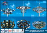 Conical / Tubular Anti - Corrosion Flood Light Poles , Q420 Q460 Steel Power