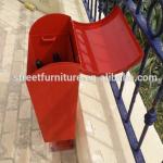 Cute Mild Steel Dog Waste Bin With Surface Mounted Wall Mounted Type