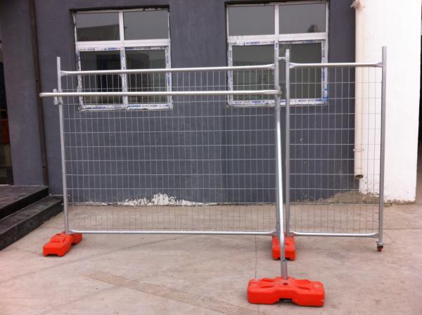 42 Microns Temporary Site Fence Panels Galvanized Metal Fence 22.00kg