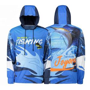 Wholesale Sublimation Custom Fishing Jerseys , Design Your Own Fishing Jersey Sun UV Resistant from china suppliers