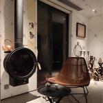 Carbon Iron Wood Burning Fire Pit Indoor Living Area Wall Hanging Fireplace