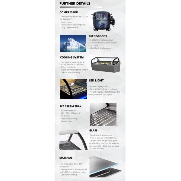 Hot Selling Coffee Shop Ice Cream Display Cabinet Ice Cream Batch Freezer Ice Cream Vertical Display Freezer