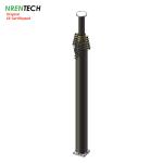 15m heavy duty telescoping mast-300kg payloads- lockable mast