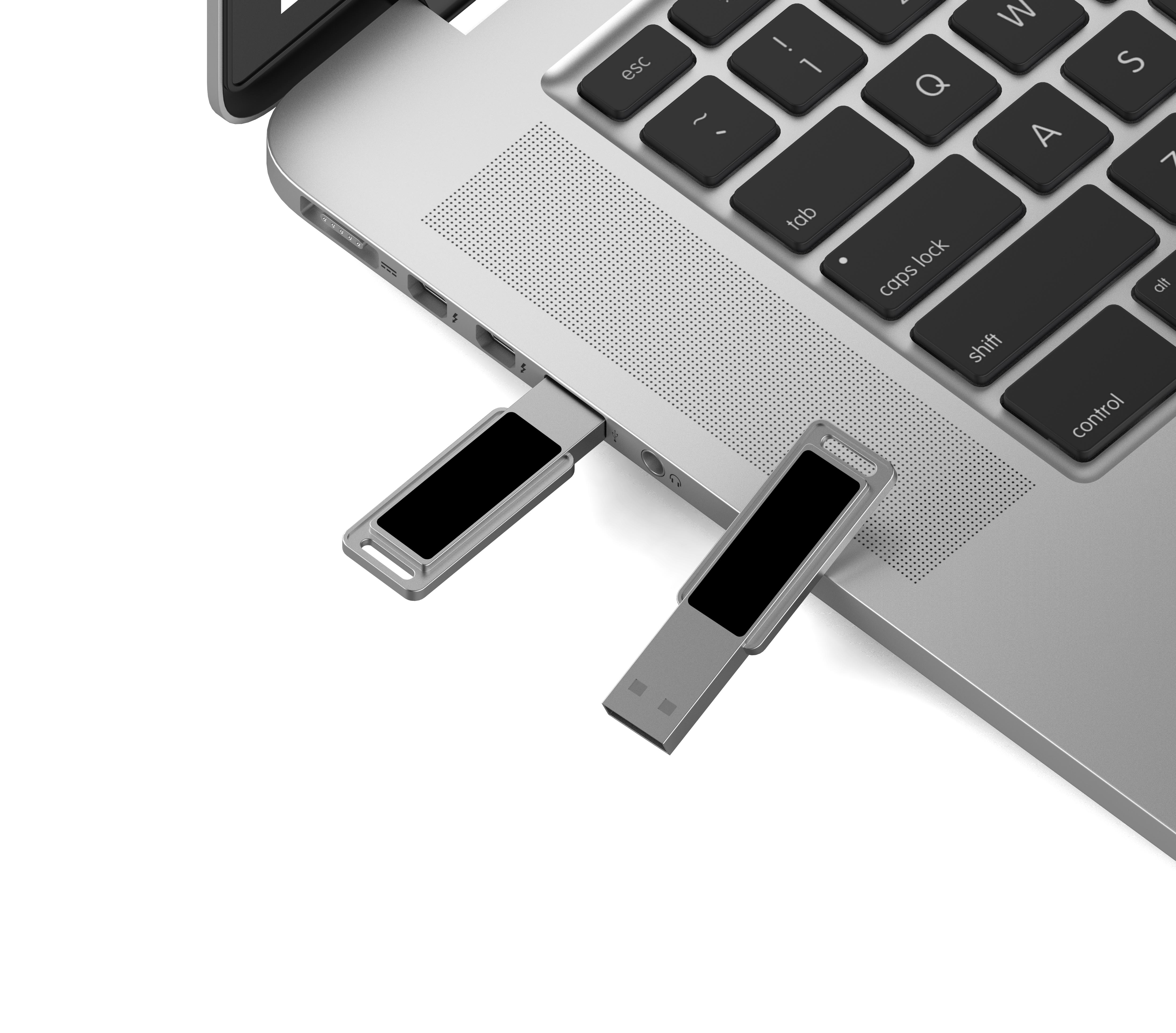 High Speed Flash Drive Crystal USB Stick With LED Light Shiny