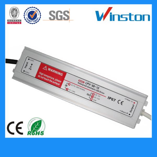 12 Volt Transformer Switching Power Supply , Single Output Power Supply LPV-50