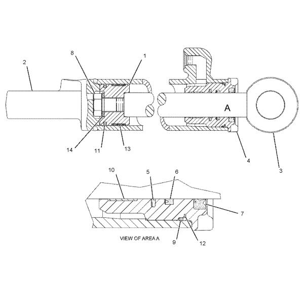 Hydraulic Cylinder Seal Kit 3769017 376-9017 for Motor Grader 12G 120G 120H