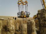 KP315A Hydraulic Pile Breaker Round Concrete Column , Pile Diameter 300mm -