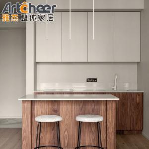 Wholesale Customized Color Particle Board Kitchen Cabinets With Lacquer Paint Finish For Restaurant Industrial Style from china suppliers