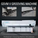 Vertical Metal Grooving Machine Cnc V Grooving Machine For Ornament 1250mm