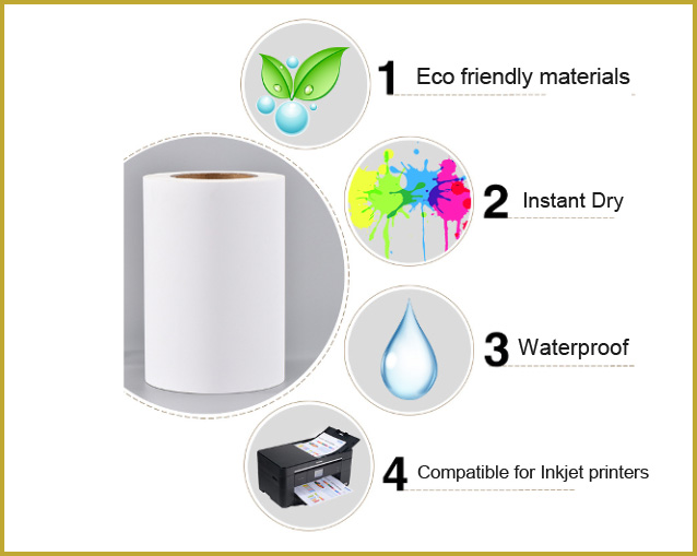 Waterproof Synthetic Paper For Outdoor Signs Recyclable 80um 100um 200um