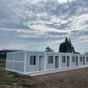 Modular Prefabricated Folding Container Home Site Office Galvanized Steel