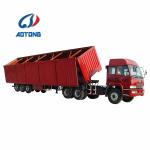 Mechanical Suspension 3 Axles 60ton Side Tipper Trailer for Heavy Load