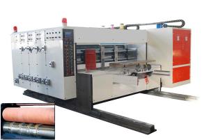 Wholesale Automatic Flexo Printing Die-cutting Machine with Removable Slotting, Lead-edge Feeding from china suppliers