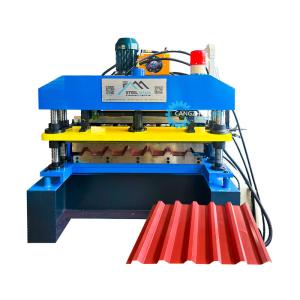 Wholesale 0.3-0.8mm Ibr Metal Roof Roll Forming Machine Controlled By PLC Control System from china suppliers