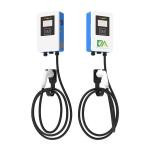 7KW 11KW 22KW 32A Blue And White Wall Mounted Electric Car Single Gun AC Charger