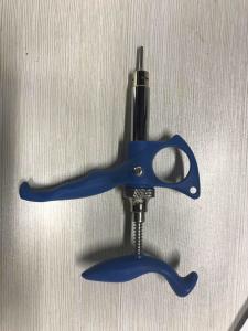 Wholesale Continuous Microchip Syringe Apparatuses Animal Injector Blue Color Stainless Steel Material from china suppliers