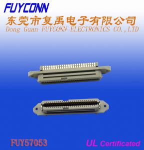 China 50 Pin DDK Centronic Connector Easy Type Solder Pins Receptacle Type Socket on sale