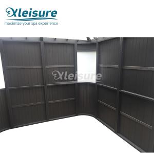 Wholesale Stylish Enclosed Hot Tub Gazebo , Hot Tub Shelters Gazebo 2.4m × 2.4m × 3.6m Height from china suppliers