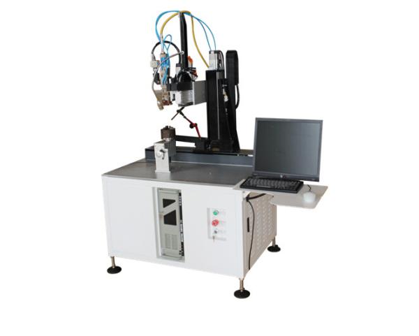 500W Round Pipe Fiber Laser Welder , High Frequency Welding Machine 4 axis