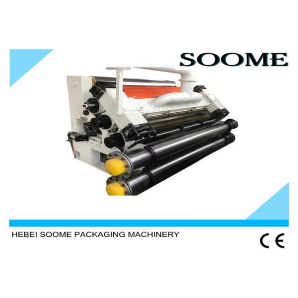 High Speed Single Ply Corrugated Cardboard Making Machine With Resin Sand Casting