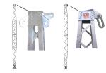 Aluminum Alloy Tower Erection Tools Electrical Gin Pole High Strength For Power