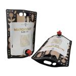 Double Bottom Stand Up Pouch Foil Pouch With Valve carbonated Drink Packaging