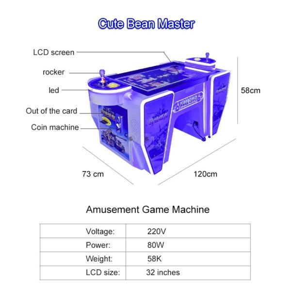 Cute Baby Tank Coin Operated Amusement Game Machines for 2 Players