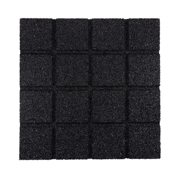 500X500X20mm Sports Floor Tiles Breathable Rubber Gym Mats Customized