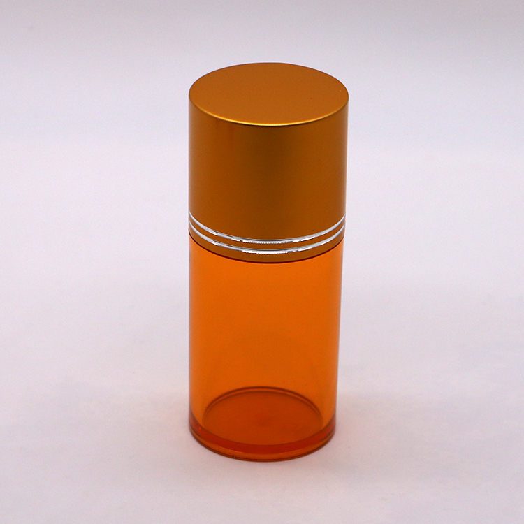 80mL PET Cylinder Shape Wide Mouth Plastic Transparent Bottle with Easy to Aluminum Lids