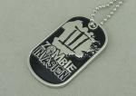 Nickel Double Side Police Personalised Dog Tags Die Stamped Soft Enamel