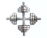 10kg 20kg 30kg cast iron solid adjustbale chromed dumbbell for weight sales